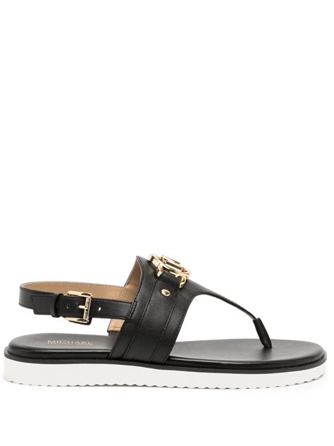 thong sandals michael kors|michael kors genuine leather sandals.